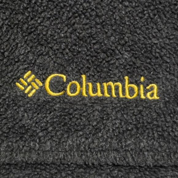 Columbia Michigan Wolverines Fleece Jacket Men’s S Gray Full Zip - Picture 3 of 8